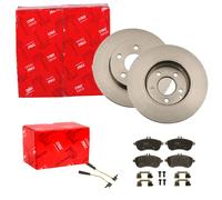 Trw Bremsscheiben 288mm + Beläge Vorne Passend Für Mercedes C-klasse Ws204 Bremsscheibe: Mercedes-benz: A0004211912 Mercedes-benz: 2044210012 Merc