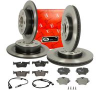 TRW Bremsscheiben 307/280mm Beläge Set Vorne Hinten für BMW 1 F40 2 F46 X2 F39