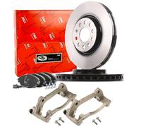 TRW Bremsscheiben 314mm Beläge Halter Set Vorne für ALHABMBRA 711 SHARAN 7N1 7N2