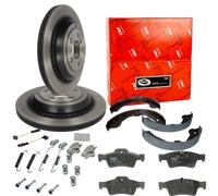 TRW Bremsscheiben 330mm + Rep-Satz Hinten für MERCEDES GL X164 ML W164 4-MATIC
