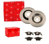 TRW BREMSSCHEIBEN 347mm + BELÄGE VORNE passend für AUDI A6 C6 4F Limo + Avant