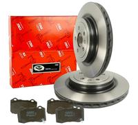 TRW Bremsscheiben 365mm + BOSCH Bremsbeläge Hinten für TESLA MODEL S 5YJS