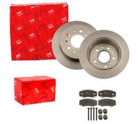 TRW BREMSSCHEIBEN + BELÄGE HINTEN passend für FIAT DUCATO JUMPER BOXER 244