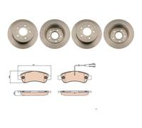 TRW BREMSSCHEIBEN + BELÄGE HINTEN passend für FIAT DUCATO + JUMPER + BOXER 250