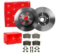 Trw Bremsscheiben+beläge Hinten Passend Für Vw Golf 3 Corrado Passat Vento V6 Bremsscheibe: A.b.s.: 16081 Aic: 53614 Ashika: 61000923c Ate: 2401100