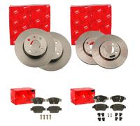 TRW BREMSSCHEIBEN + BELÄGE VORNE + HINTEN passend für FIAT BRAVO 198 STILO 192