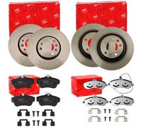 TRW BREMSSCHEIBEN + BELÄGE VORNE HINTEN passend für FIAT SCUDO JUMPY EXPERT
