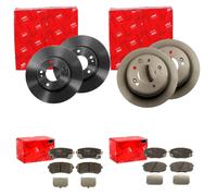 TRW BREMSSCHEIBEN + BELÄGE VORNE + HINTEN passend für HYUNDAI i30 FD Limo Kombi
