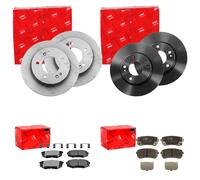 TRW BREMSSCHEIBEN + BELÄGE VORNE + HINTEN passend für HYUNDAI ix20 JC