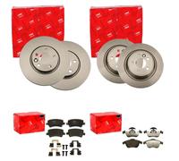 TRW BREMSSCHEIBEN + BELÄGE VORNE + HINTEN passend für LAND RANGE ROVER EVOQUE