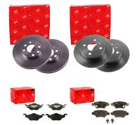 TRW BREMSSCHEIBEN + BELÄGE VORNE + HINTEN passend für OPEL ASTRA G