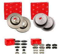 TRW BREMSSCHEIBEN + BELÄGE VORNE + HINTEN passend für TOYOTA GT 86 + BRZ