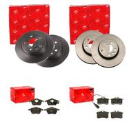 TRW BREMSSCHEIBEN + BELÄGE VORNE + HINTEN passend für VW SHARAN GALAXY ALHAMBRA