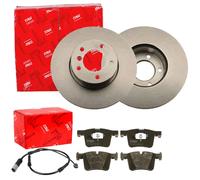 TRW BREMSSCHEIBEN + BELÄGE VORNE passend für BMW 3er F30 F31 4er F32 F33 F36
