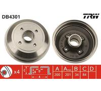 TRW DB4301 Bremstrommel