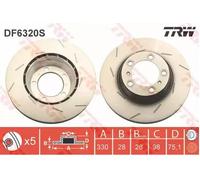 Bremsscheibe TRW SINGLE DF6320S