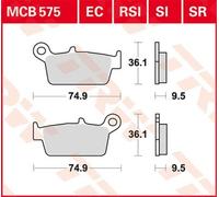 TRW Bremsbeläge MCB575RSI Bremsklötze,Scheibenbremsbelag