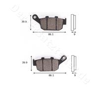 Bremsbelagsatz TRW MCB841SH