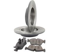 TRW Set Bremsscheiben vorne voll + Bremsbeläge für VW Transporter IV Bus 70XB