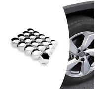 Tryagat 20x Radmutterkappen für Skoda ENYAQ iV 2021-2024, Radschraubenkappen Silber Radbolzenkappen Auto Felgen Kappen Radmutternabdeckungen,19mm
