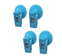 Tryagat 4 Stück Saugnapf-Clips für Renault Megane 4 2016-2020, Parkscheinhalter Ticket Clip, Sonnenschutz Befestigung Windschutzscheibe Clip aus ABS Kunststoff,Blue