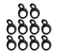 Tsophreniq 10 Stück Schwarze O Ringe, Befestigungshaken für Motorradanhänger, Edelstahl, für sicheren Frachttransport, Befestigungshaken