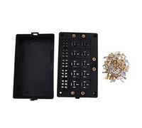 Tubayia Auto Relais Sicherungskasten mit 10 Relais und 15 Sicherungen für Automobil