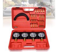 Tubiaz Synchrontester für 4 Vergaser Synchrontestgerät Vergaseruhren Synchronuhren PKW Motorrad Vakuumprüfer