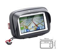 GPS Tasche Givi 5 Zoll mit Lenker-Halterung + Sonnenschutz, Farbe: Schwarz, Größe: 5 5" Schwarz