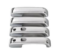 Türgriff Abdeckung Kompatibel Mit Ford Für 2015 2016 Auto-Türgriffabdeckung Zierleisten Aufkleber Auto-Styling Chrom ABS Silber Antikollisionszubehör