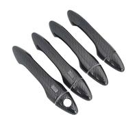 Türgriff Blende Für Hyundai Für Tucson IX35 2009-2014 Carbon Fiber Gloss Black Chrome Auto Türgriff Abdeckung Schüssel Styling Zubehör(Style9)