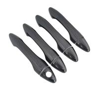 Türgriff Blende Für Hyundai Für Tucson IX35 2009-2014 Carbon Fiber Gloss Schwarz Chrom Auto Türgriff Abdeckung Schüssel Aufkleber Styling(Style8)