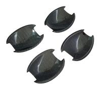 Türgriff Blende Für Hyundai Für Tucson IX35 2009-2014 Carbon Fiber Gloss Schwarz Chrom Auto Türgriff Abdeckung Schüssel Aufkleber Styling(Style7)