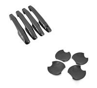 Türgriffabdeckungen Aus Kohlefaser-Chrom Für Civic 2006-2011 - Zierleisten Styling-Zubehör Abdeckung für Autotürgriff(Style 1)