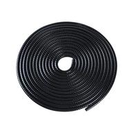 Türkantenschutz 5m in Schwarz für Auto - U-Profil HOCHFLEXIBEL - ZUSCHNEIDBAR - SELBSTKLEBEND - Gummi + Metall Pkw Kfz LKW