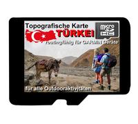 TÜRKEI Topografische Karte microSD für GARMIN Etrex Nüvi Astro Oregon Montana