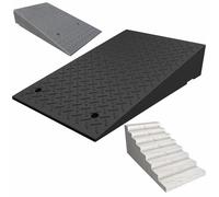 Türschwellenrampe 3 5 7 9 10 12 14 15 cm Hoch, Auffahrrampe Für Unebenen Boden, Bordsteinrampe Motorradrampe Auffahrtsrampe Für Autos (Size : 100x30x13cm)
