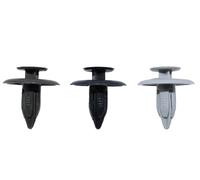 Türverkleidung Clips Befestigung Klips Halter Nissan Ford Mazda Ø6mm Kopf 17,5mm (hellgrau, 25 Stück)