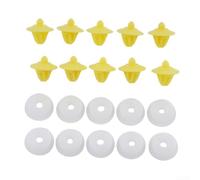 Türverkleidung Clips Set 10Stk für Renault Clio Megane | Passgenau für Clio, Megane, für laguna, stabile Befestigung, langlebiges Material, einfacher Einbau ohne Werkzeug
