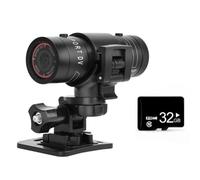 Tuidzljd F9 Mini-Sportkamera 1080P 200W Outdoor-Reiten Motorradhelm Sport DV-Kamera Video wasserdichte Fahrradkamera