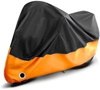 Motorrad Wasserdicht Abdeckplane, Für Honda Monkey 125 Monkey125 Outdoor Winterfest Moped Abdeckung Beständiges Staubschutz,B/blackyellow