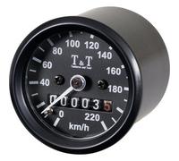 Tumbleton and Twist Mechanischer Tachometer -220 KM/H, k-Wert 1,4, M12