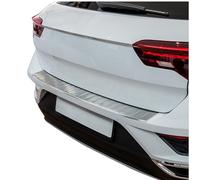tuning-art BL932 Ladekantenschutz mit Abkantung für VW T-Roc Typ A1 2017- heute/auch passend für das Facelift sowie das Cabrio, Farbe:Silber