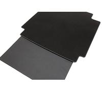 tuning-art BM3098 Kofferraummatte für BMW 1er F40 2019-2-teilig mit Ladekantenschutz, Naht:Schwarz