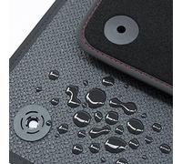 tuning-art BWX1171 Allwetter Fußmatten passend für Hyundai Tucson 3 Mild Hybrid 2021- Wasserfest, Naht:Rot