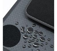 tuning-art BWX945 Allwetter Fußmatten passend für BMW 5er G31/ G30 Touring Limo 2017- Wasserfest, Naht:Silber