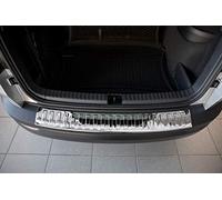 tuning-art L341 Edelstahl Ladekantenschutz passend für Skoda Karoq 2017-2021, Farbe:Chrom