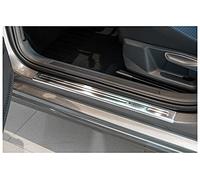 tuning-art XF500-3 Edelstahl Einstiegsleisten Set für Skoda Karoq 2017-, Farbe:Silber