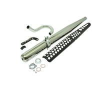 Tuning Enduro Auspuff Krümmer 32mm für Simson S51 S50 S70 S53 E Cross Chrom 32