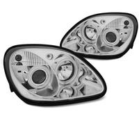 Tuning-Tec CCFL Angel Eyes Scheinwerfer für Mercedes Benz SLK R170 96-04 chrom